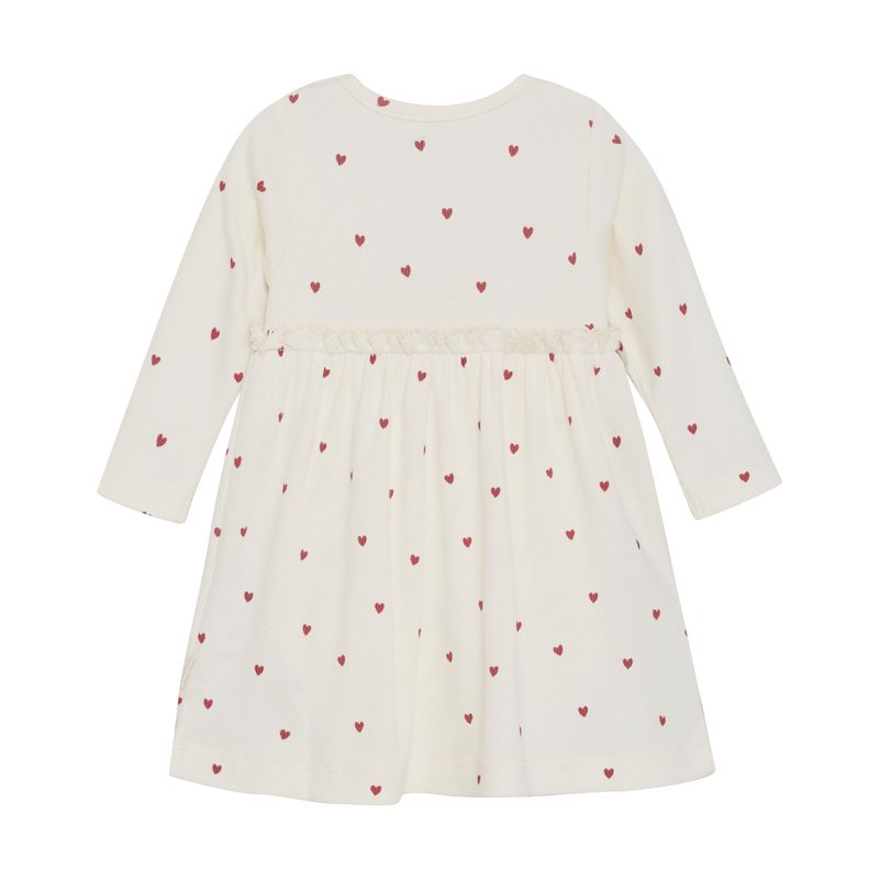 Kjole, Hvit med hjerter