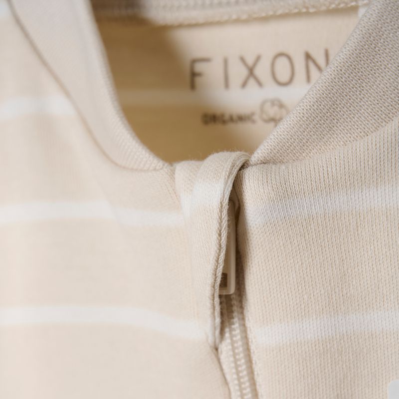  Pysj / heldress, Striper - Beige, OEKO-TEX®