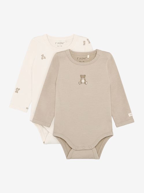 Hovedbilde body med bamser 2-pk